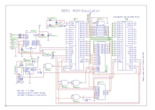 ROM and RAM Emulator for 8051