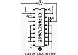 Suspended Bicore circuit for robots