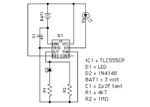 led flasher circuit schematics