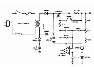 14 Volt Battery Charger Circuit Schematic Diagram