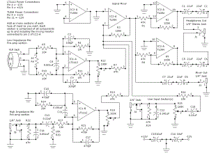 Circuits Schematic Mono Audio Mixer