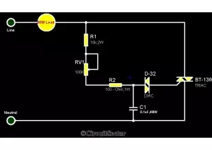 Simple Electronic Fan Regulator Circuit PCB