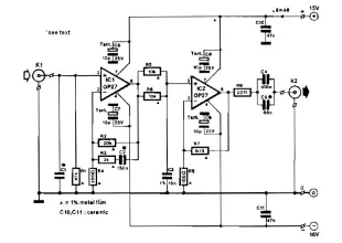 Preamplifier for magnetic phono cartridges schematics