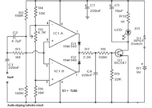 Audio Clipping Detector Circuit