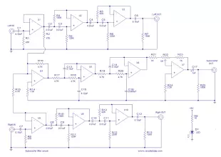 Subwoofer Filter circuit and explnation