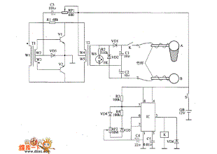 Electronic fishing shrimp machine circuit diagram 2