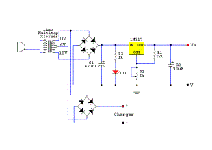 Adjustable Power Supply with Charger Output
