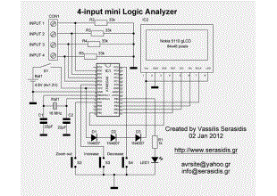 4-input mini Logic Analyzer