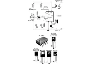 Infrared alarm barrier circuit