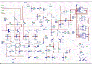 The local oscillator for 10.7 to 2.5MHz conversion