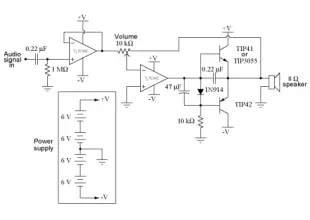 Fundamentals of Electrical Engineering and Class B audio amplifier