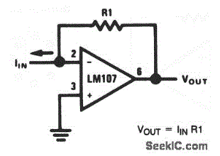 Basic current to voltage converter
