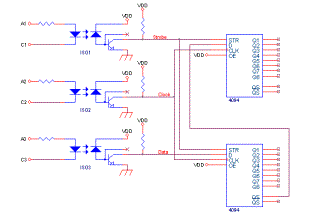 Iso buffer serial to parallel converter