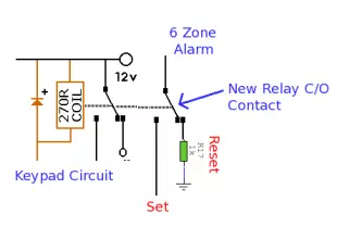 6 Zone Alarm System