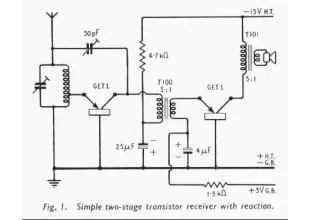 early GEC transistor radio