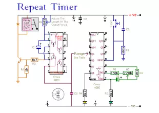 Automatically Repeating Interval-Timer Circuit