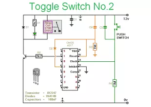 How To Use A Cmos 4017 As A Toggle Switch