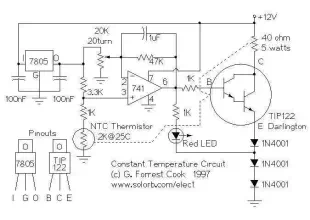 Low power temperature controller