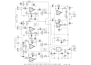 Audio Stereo Mixer circuit