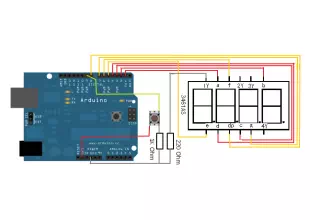 Learn how to use 7-Segment LED Display using Arduino