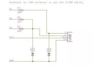 Arduino V-USB / HID 14 channel data logger