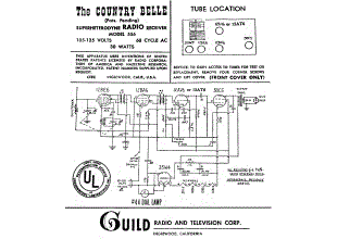 Guild Country Belle Telephone Radio (1956)