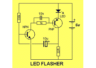 LED Flashing circuits
