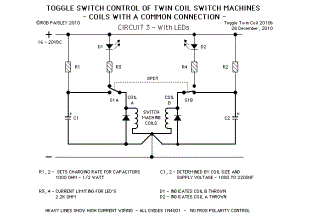 Toggle Switch Control Of Twin Coil Switch Machines