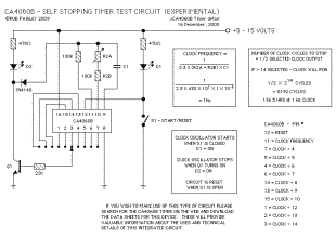 CA4060B Timer Circuits