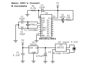 Basic 2051`s Circuit