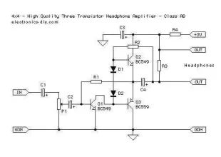 3 Transistor Headphone Amplifier