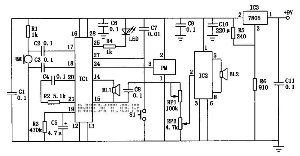 Electronic Watchdog – Circuit Schematic