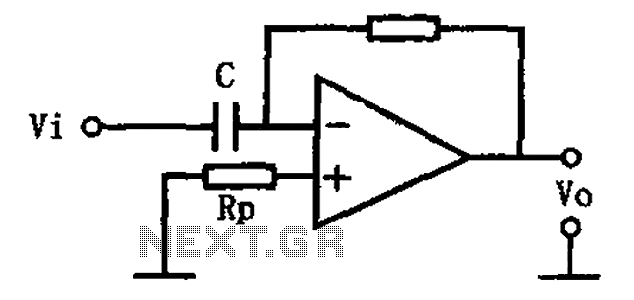 The basic circuit diagram of a differentiator – Circuit Schematic