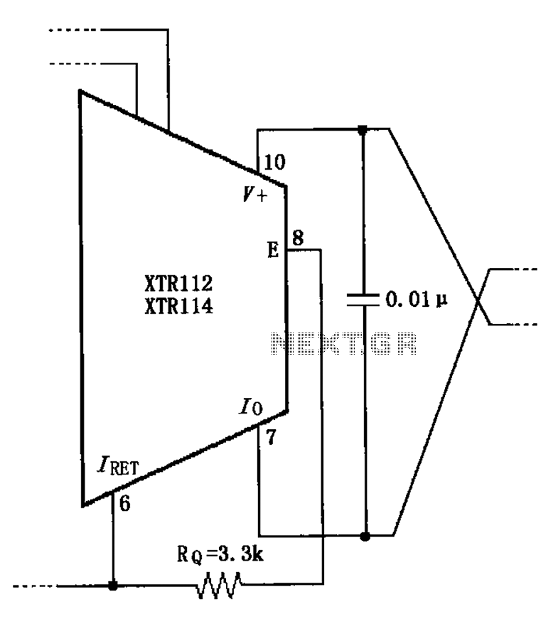 XTR112 114 without external transistor circuit diagram – Circuit Schematic