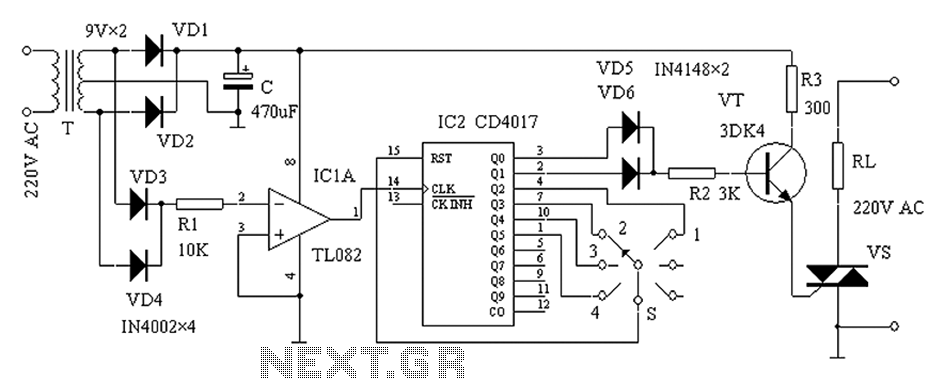 Zero-power regulator