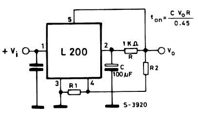 l200 voltage regulator soft start