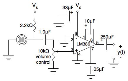 Hardware Implementation for Audio Localization – Circuit Schematic