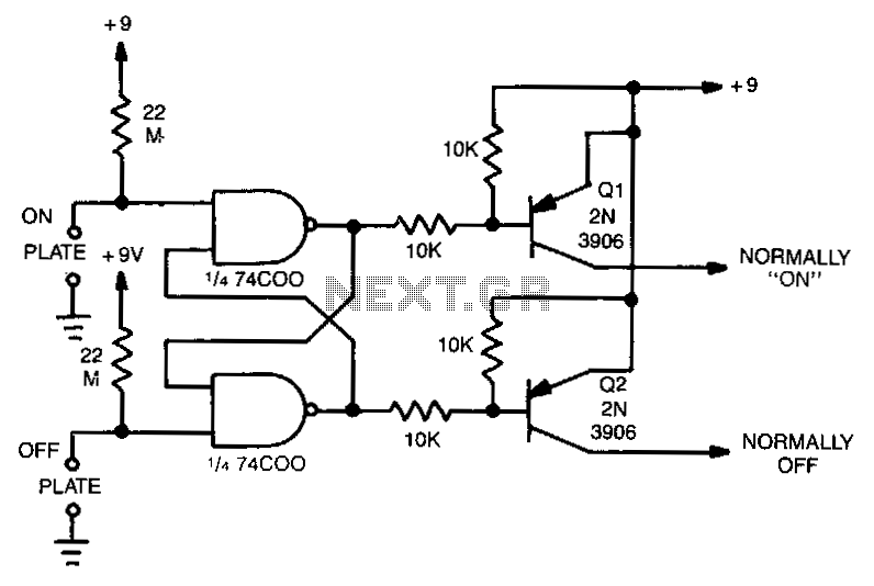 Touch-switch – Circuit Schematic