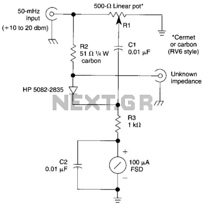 50Mhz Rf Bridge Circuit – Circuit Schematic