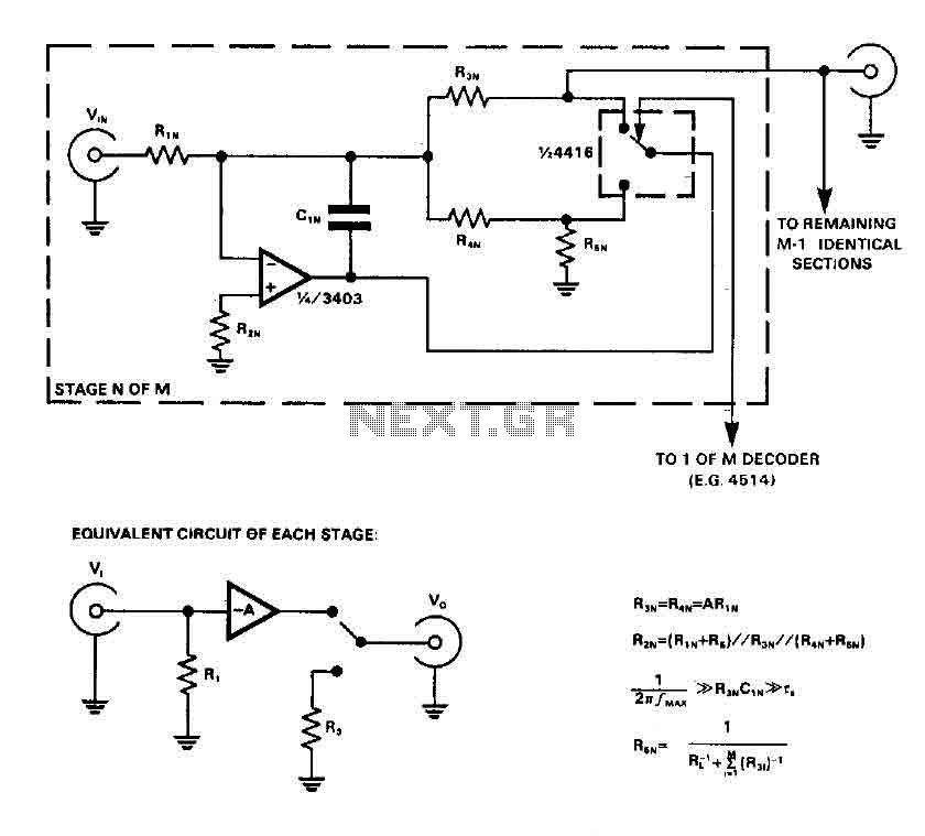 Audio input selector circuit (4416 CMOS) under Audio Mixer Circuits ...
