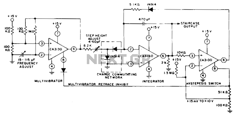 Staircase generator  – Circuit Schematic