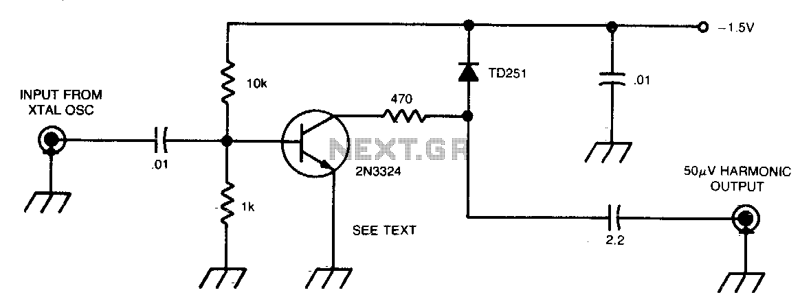 Harmonic generator – Circuit Schematic