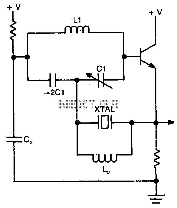 Butler emitter follower oscillator – Circuit Schematic