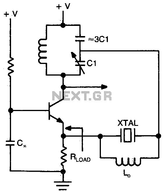 Butler common base oscillator – Circuit Schematic