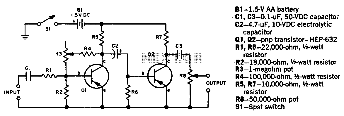 Fuzz box 2 – Circuit Schematic