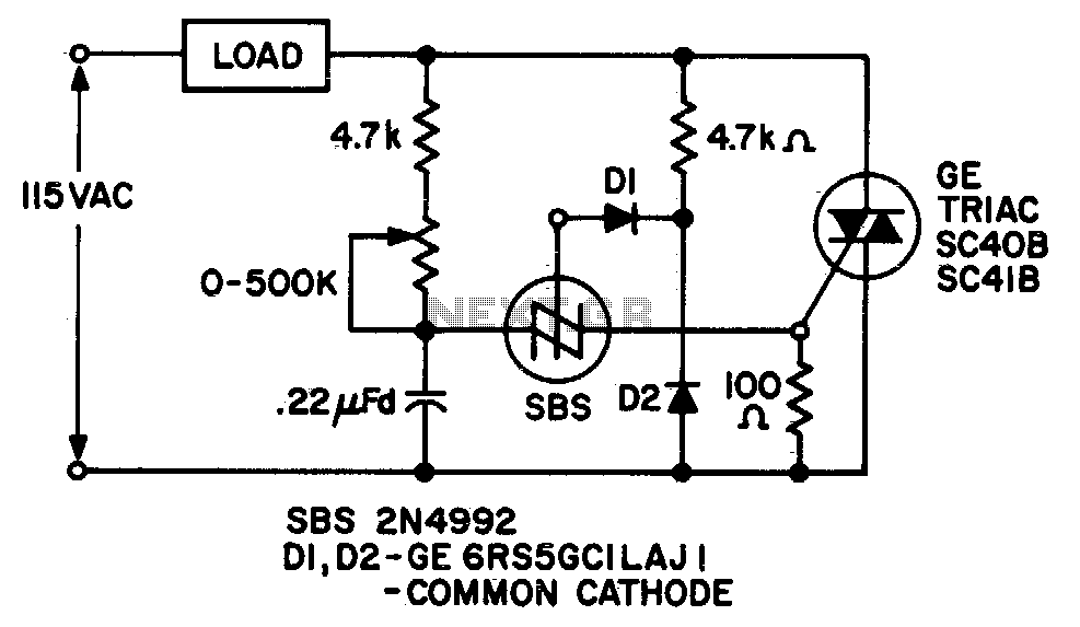 Hysteresis-free phase control circuit – Circuit Schematic