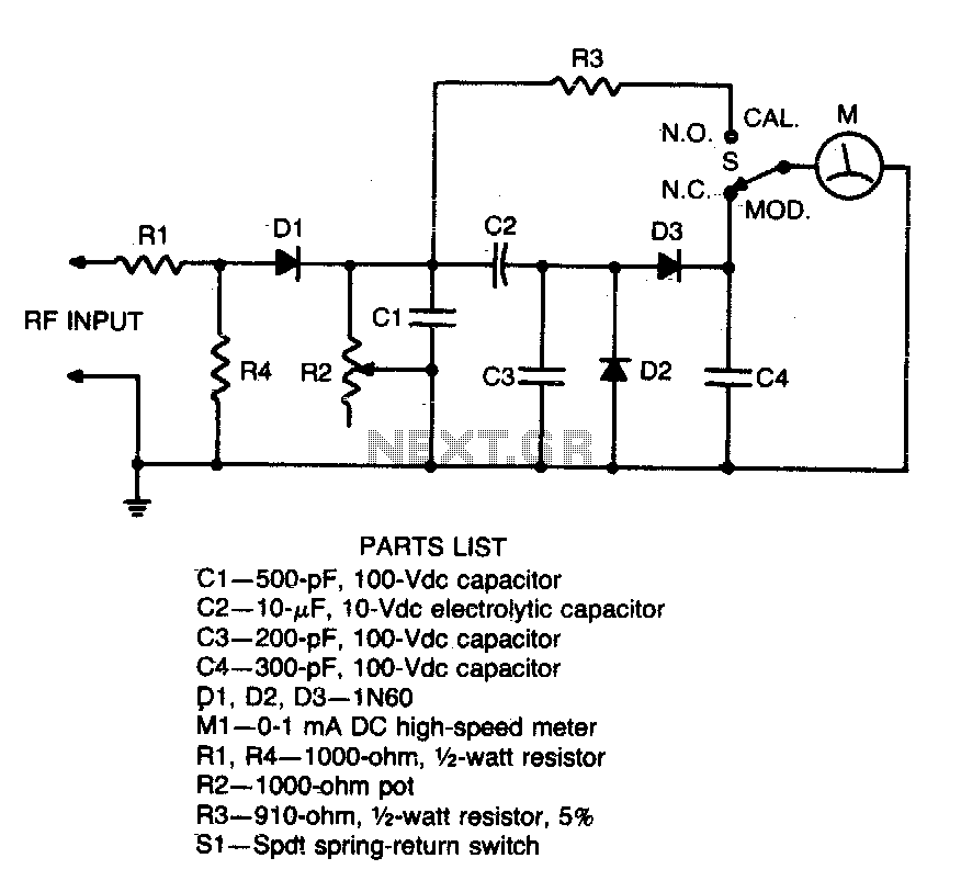 Cb modulation monitor – Circuit Schematic