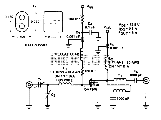 135-175Mhz amplifier – Circuit Schematic