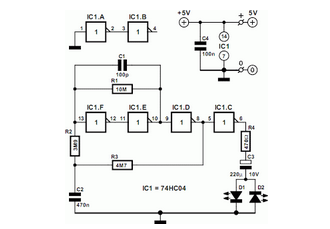 LED Flasher – Circuit Schematic