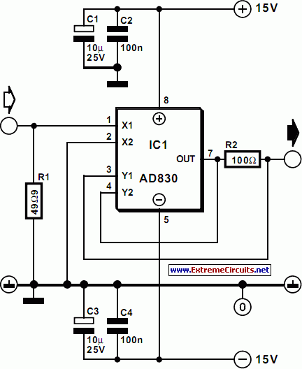 Fast Voltage-Driven Current Source – Circuit Schematic